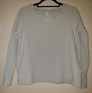 The North Face waffle-knit crewneck